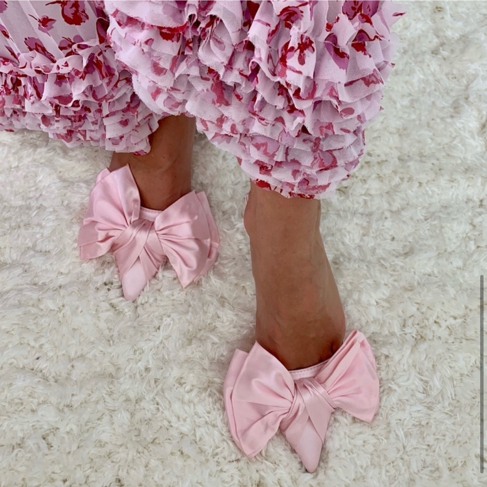 UNIQUE Ruffle Tiered Chiffon Floral Print Dress, Super Cute!!! - Picture 6 of 8